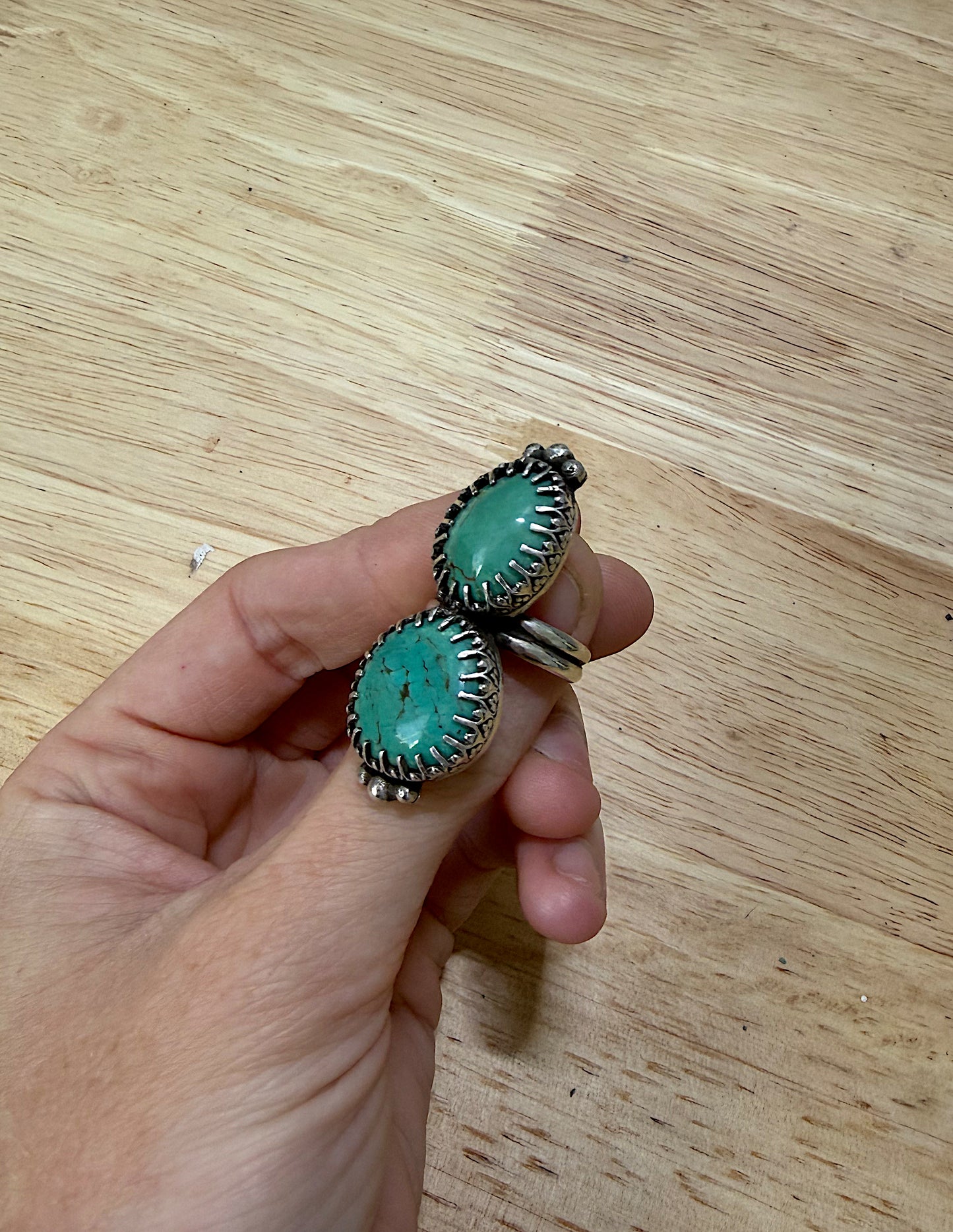 Double stone ring