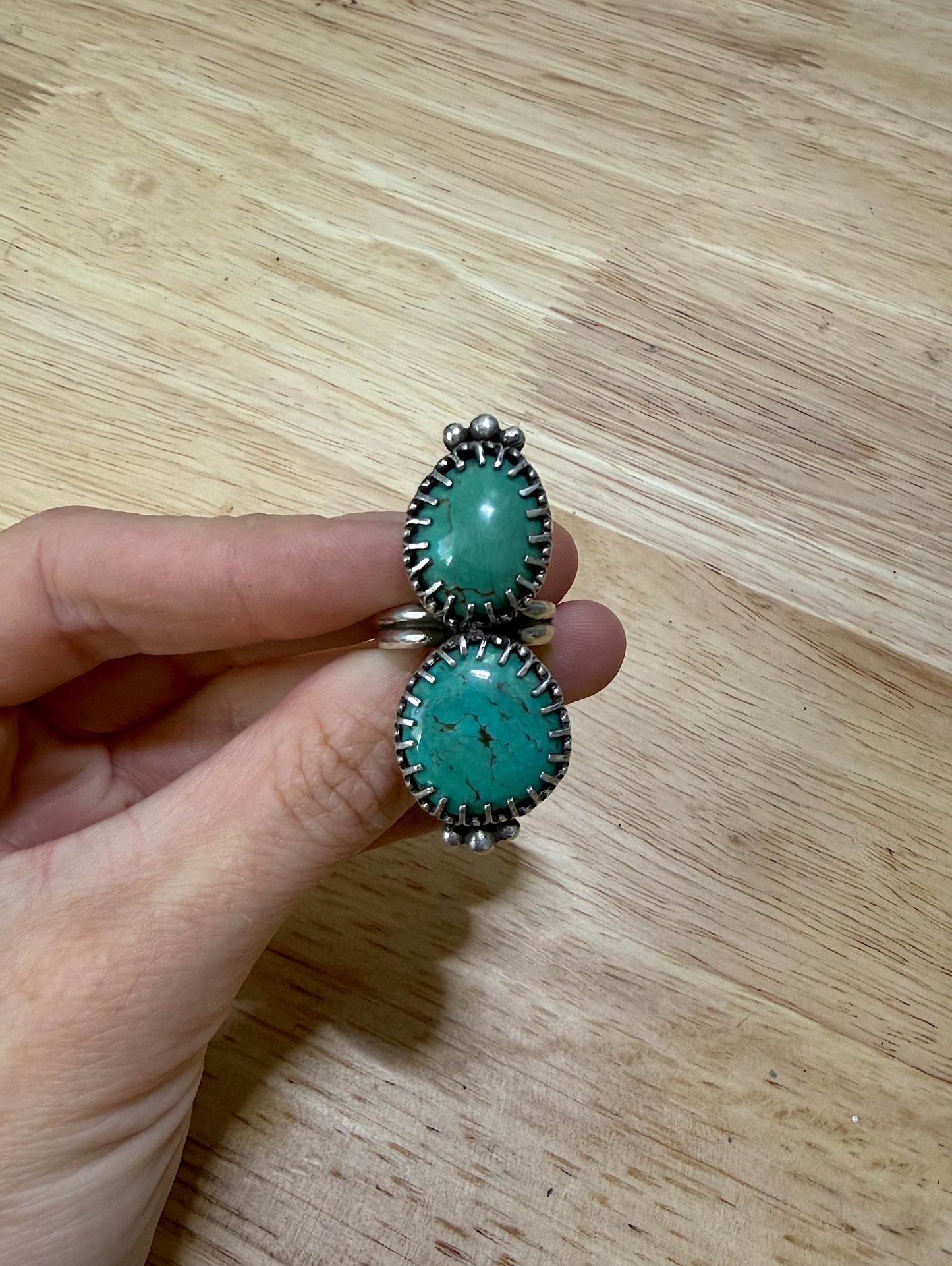 Double stone ring