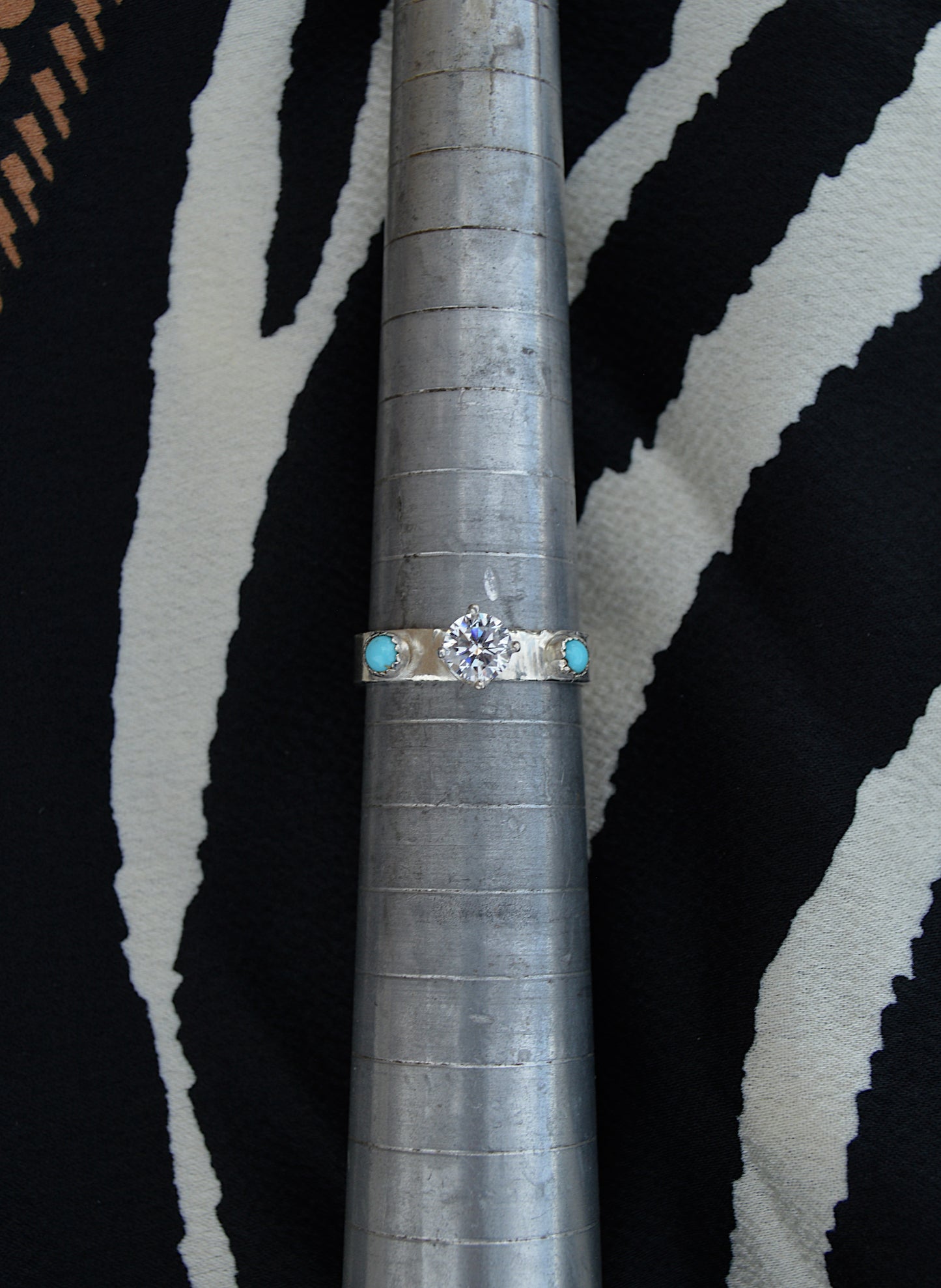 Sleeping beauty and cz ring
